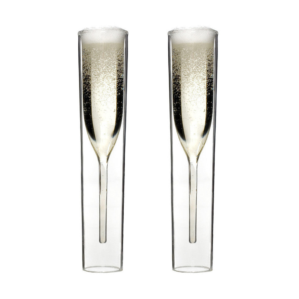 Inside Out Champagne Glasses